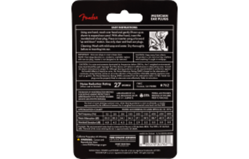 Fender - Musician Series Ear Plugs, Black