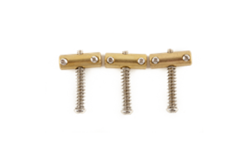 Fender - American Vintage Telecaster® Compensated Bridge Saddles, Brass