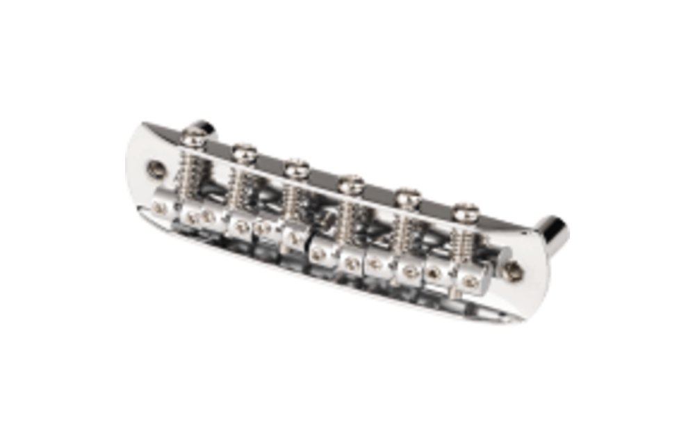 Fender Fender - Mustang Fully-Adjustable Guitar Bridge (Japan), Chrome