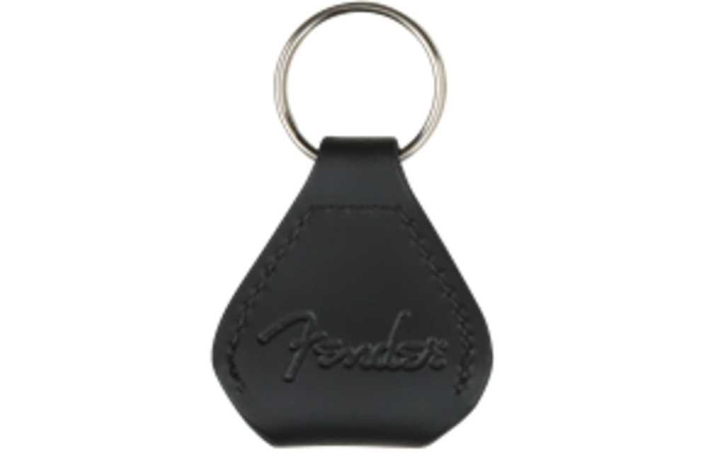 Fender - Leather Pick Holder Keychain, Black