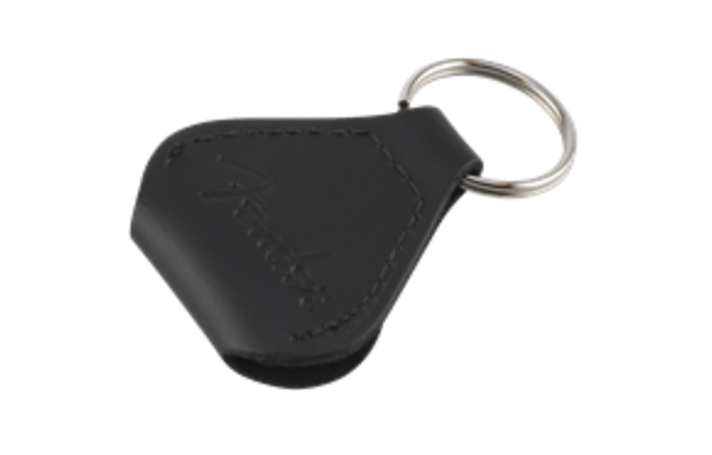 Fender - Leather Pick Holder Keychain, Black