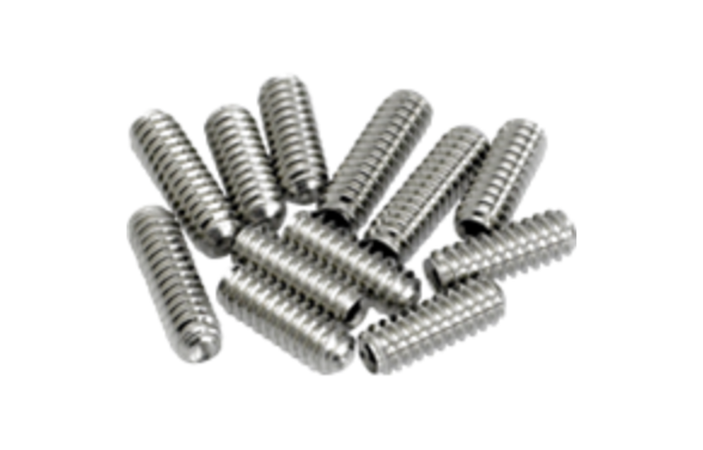 Fender - American Vintage Strat./Tele.Bridge Saddle Height Adjustment Screws (12) (Nickel)