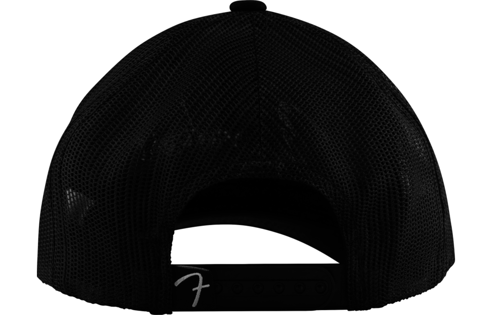 Fender - 6 Panel Mesh Back Pick Pocket Hat, Black