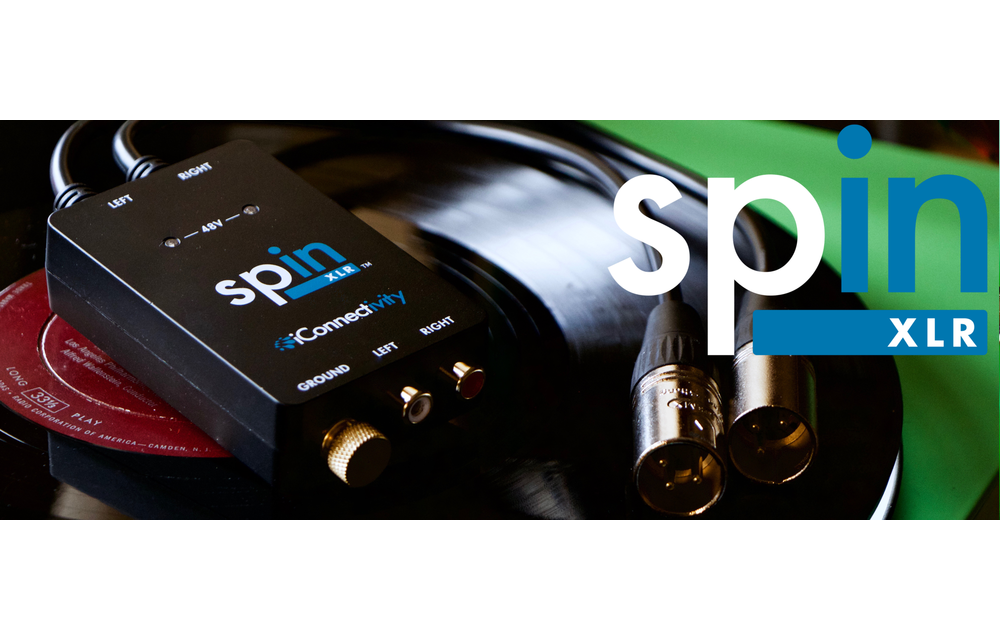 IConnectivity - Hifi Phono preamp studio Spin XLR à RCA