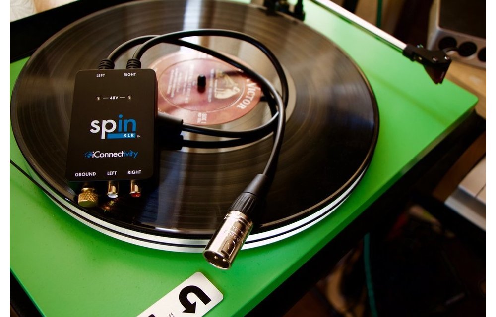 IConnectivity - Hifi Phono preamp studio Spin XLR à RCA
