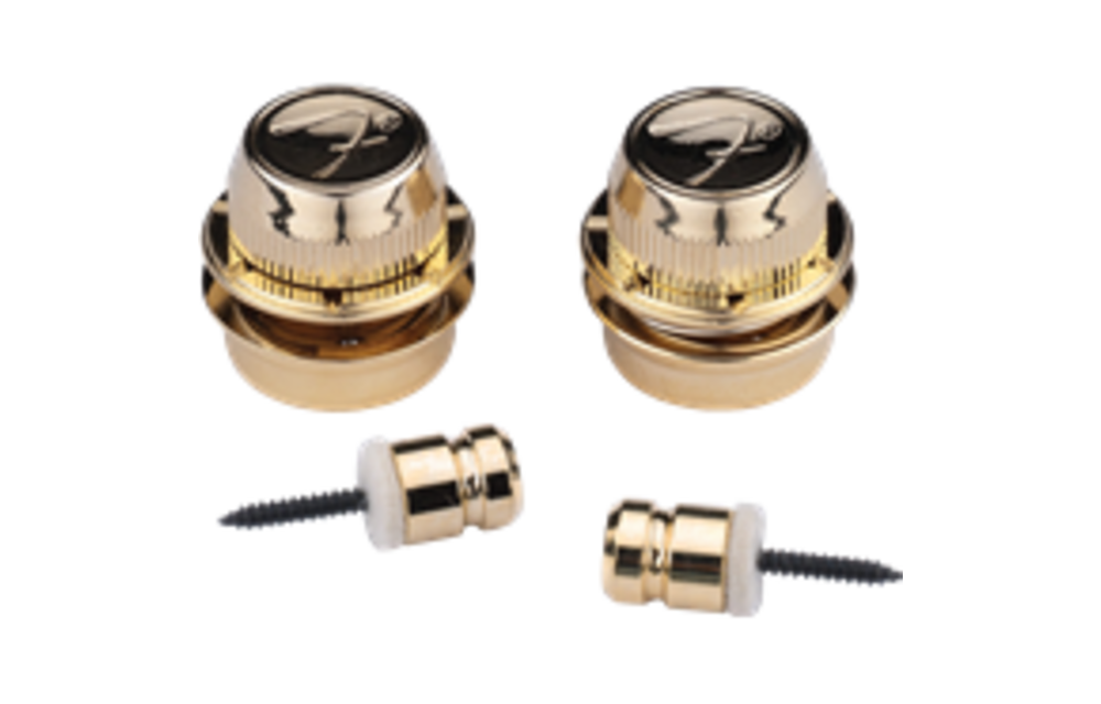 Fender - "F" Strap Locks Gold