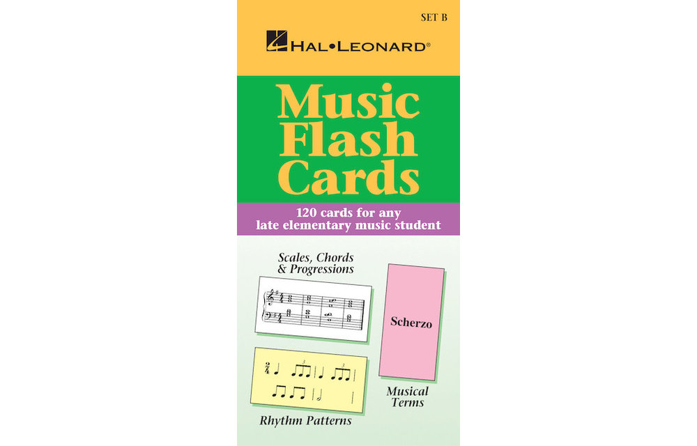 Hal Leonard - Music Flash Cards Set B, Student Piano Library