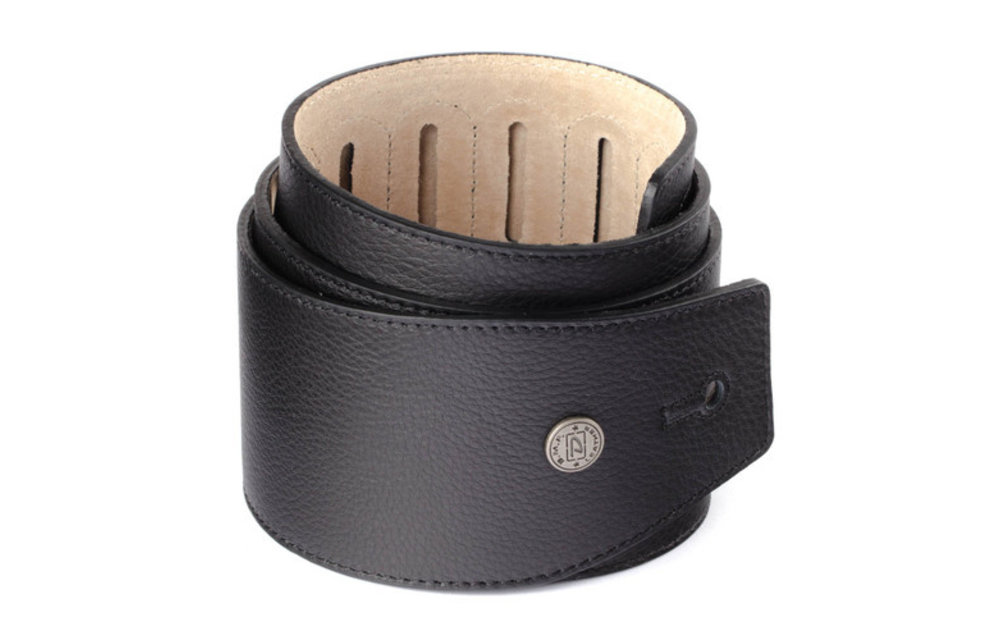 Dunlop - Courroie De Guitare En Cuire Noir 3po