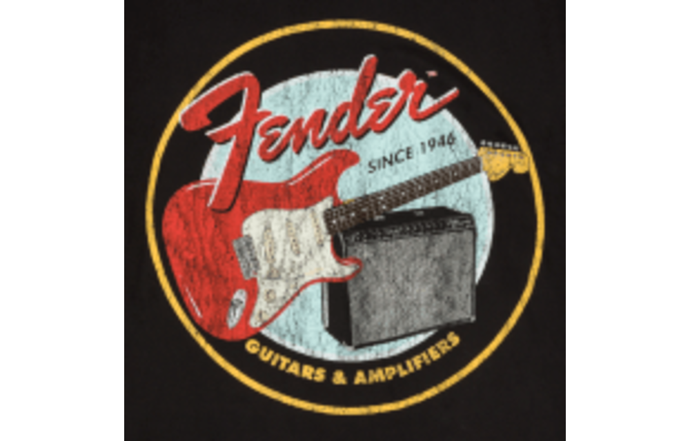Fender - 1946 Guitars & Amplifiers T-Shirt, Vintage Black, L
