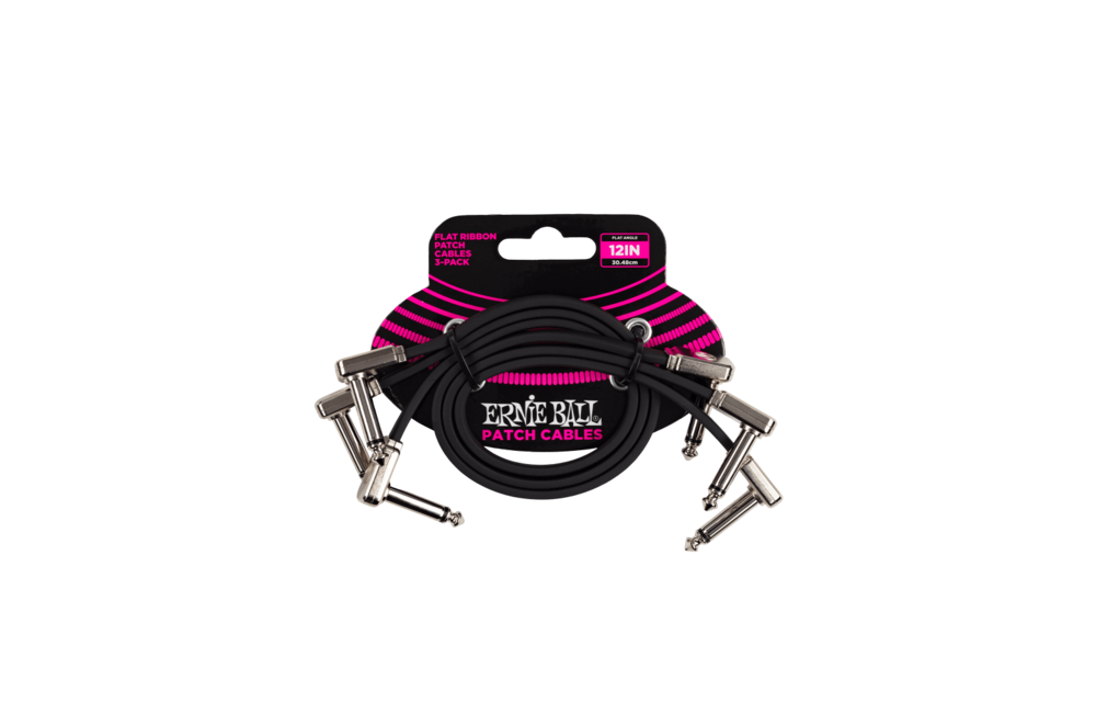 Ernie ball - Patch Cables Flat Ribbon 3 X 12"