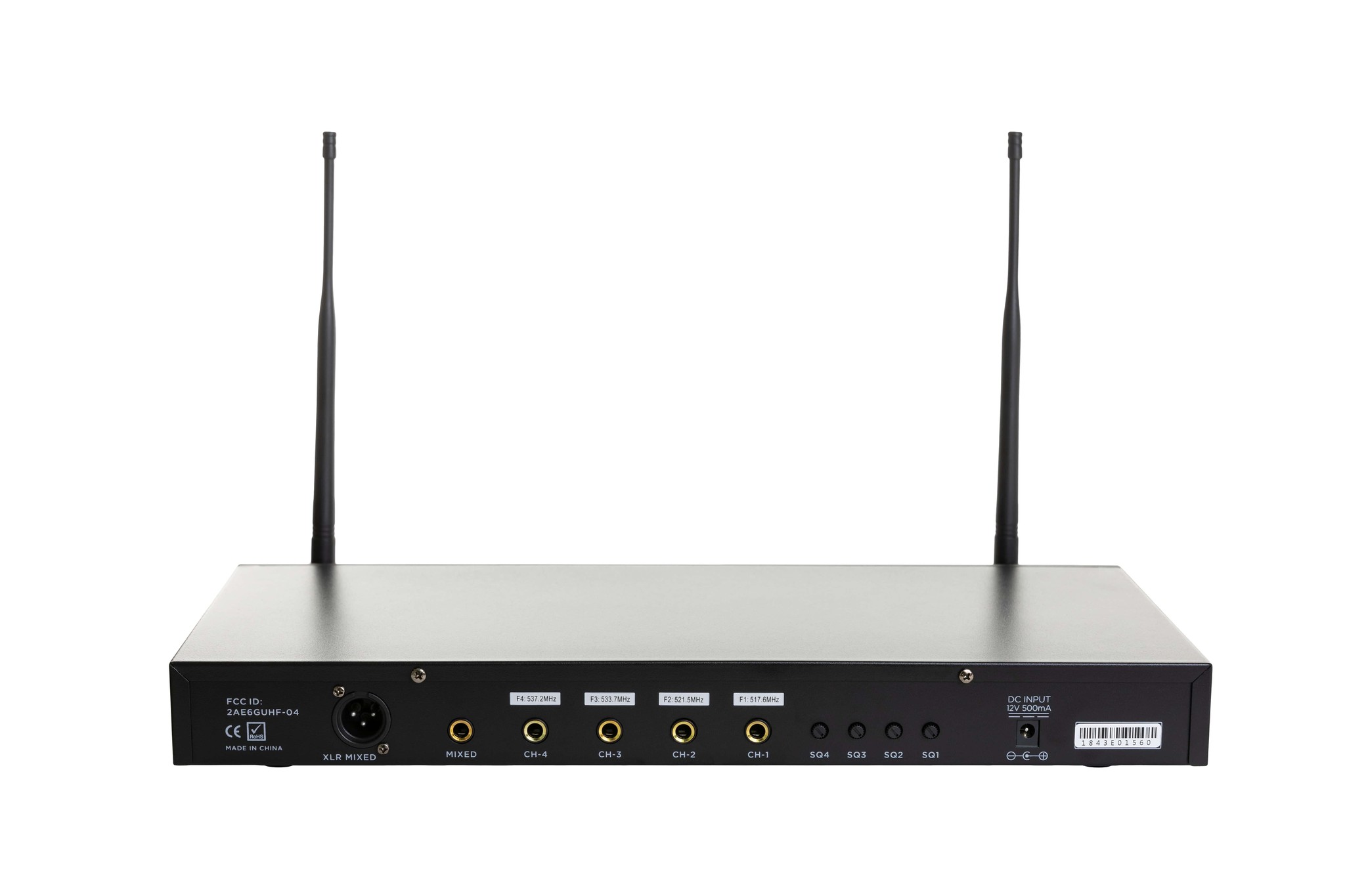 Gemini Four Channel Wireless Handheld Microphone System La Boîte