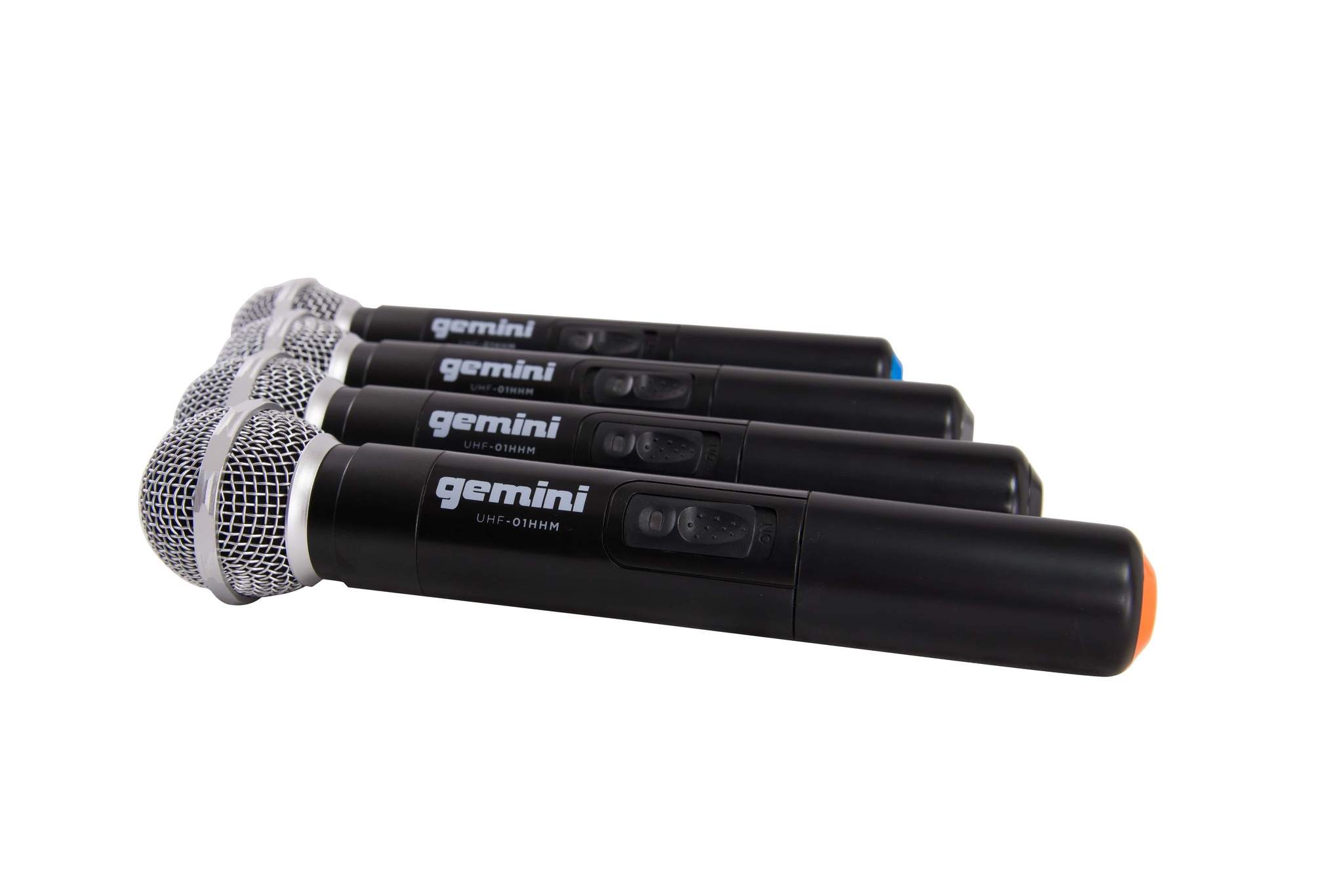 Gemini Four Channel Wireless Handheld Microphone System La Boîte