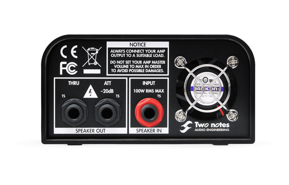 Torpedo Captor - 8Ω load box, attenuator, analog cabinet simulator