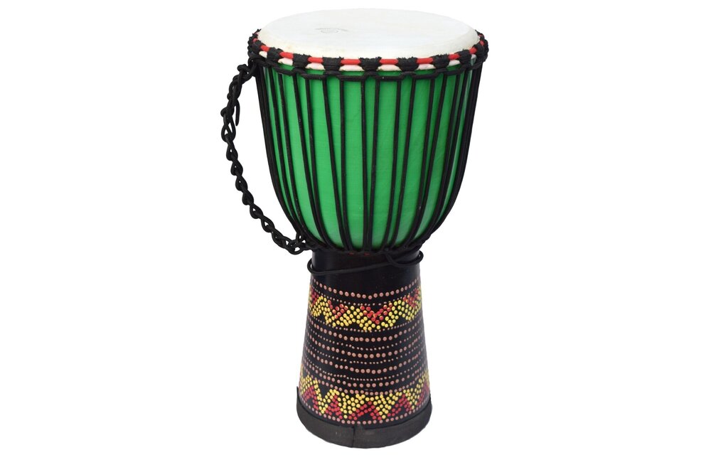 Ecko - 60cm/24in. Djembe Green Design