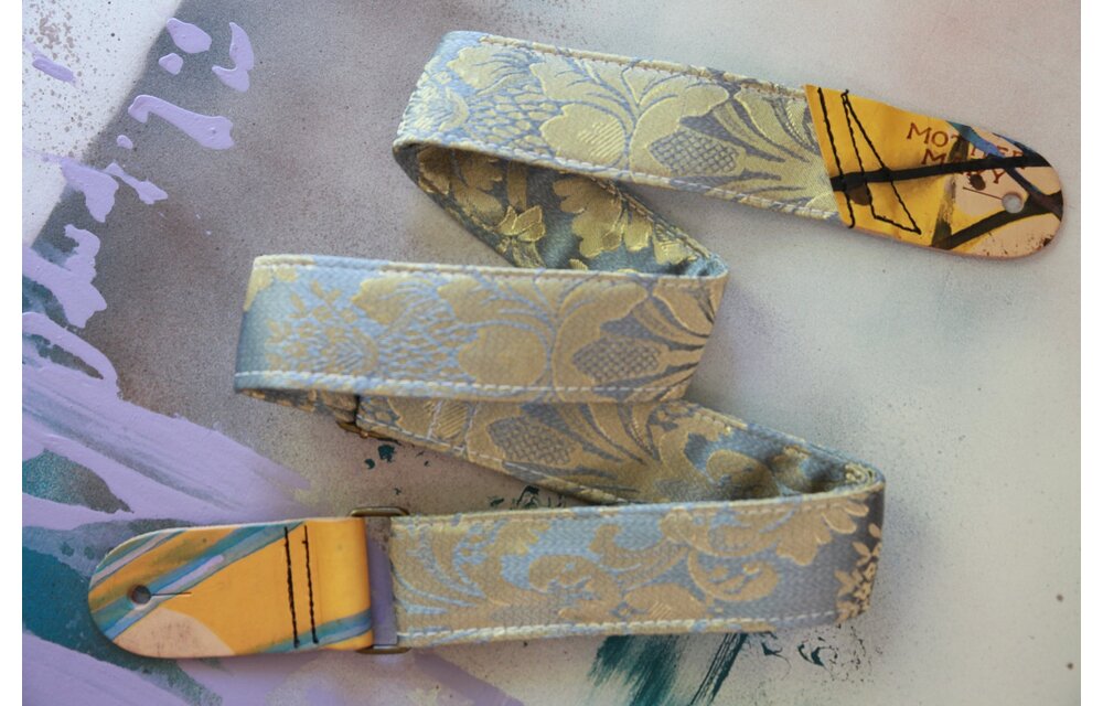 Mother Mary Company - Granny Sky Blue Guitar Strap