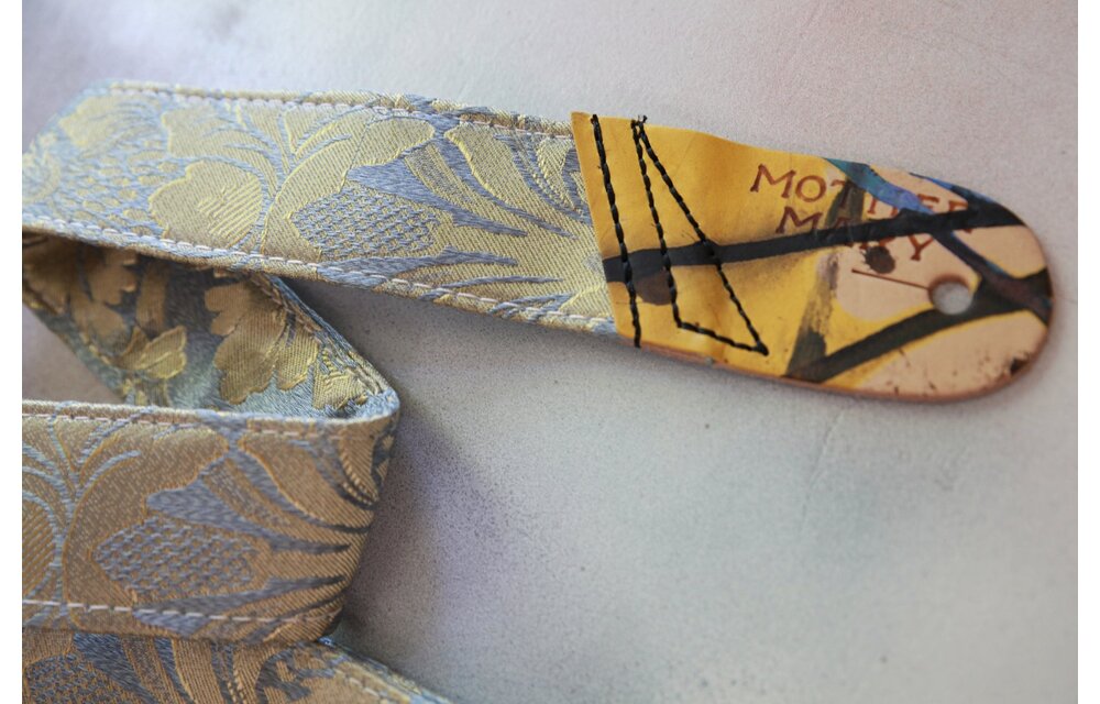 Mother Mary Company - Granny Sky Blue Guitar Strap
