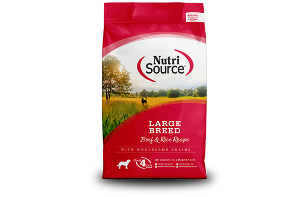 Nutrisource Large Breed Beef & Rice