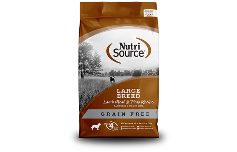 Nutrisource Large Breed Lamb & Peas Grain Free