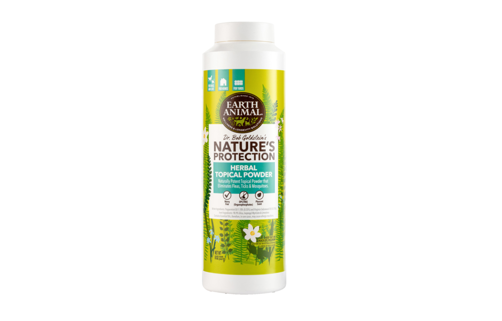 Earth Animal Nature's Protection Flea & Tick Topical Powder 8oz