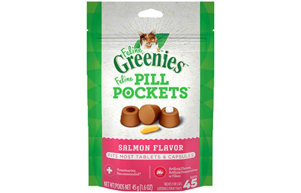 Greenies Feline Pill Pockets Salmon