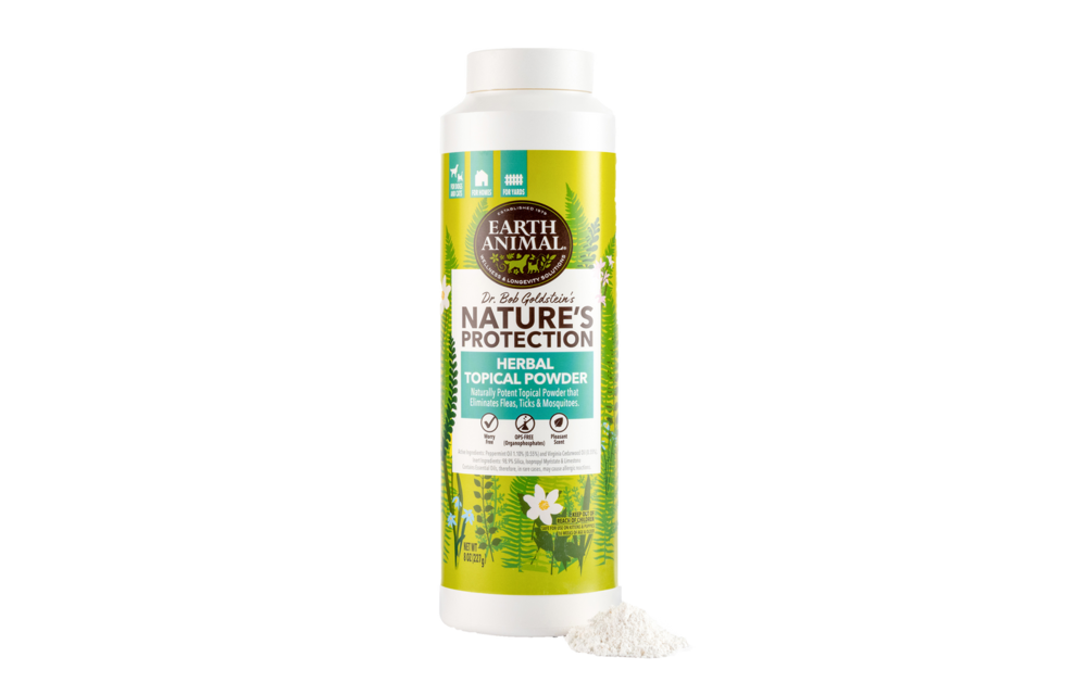 Earth Animal Nature's Protection Flea & Tick Topical Powder 8oz