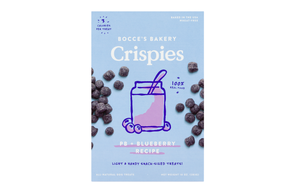 Bocce Crispies Peanut Butter Blueberry