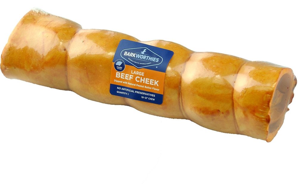 Barkworthies Beef Cheek Peanut Butter