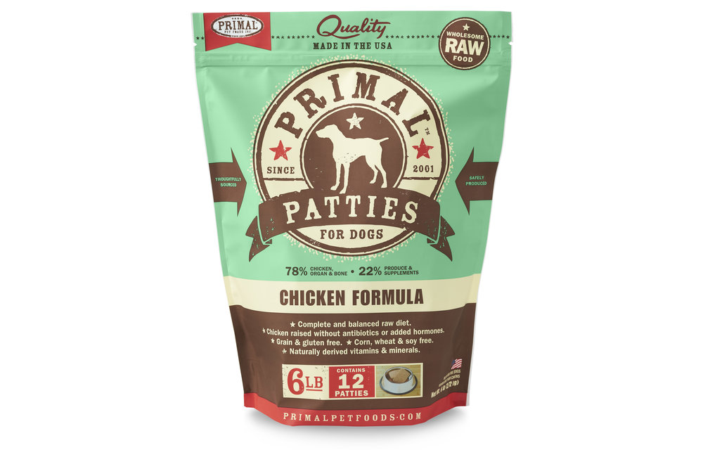 Primal Chicken Patties 6lb