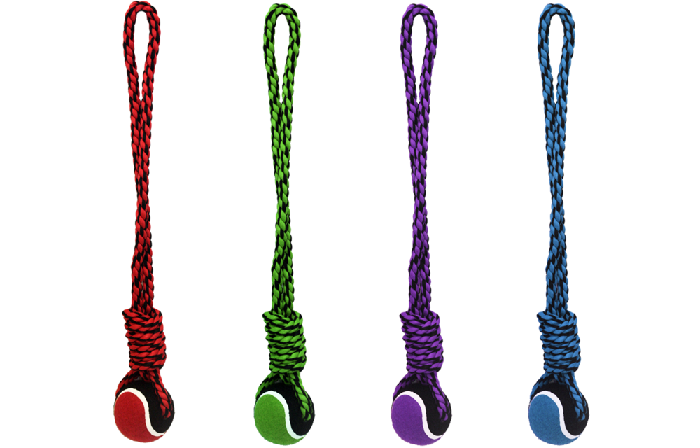 Multipet Nuts for Knots Rope Tennis Ball 20in