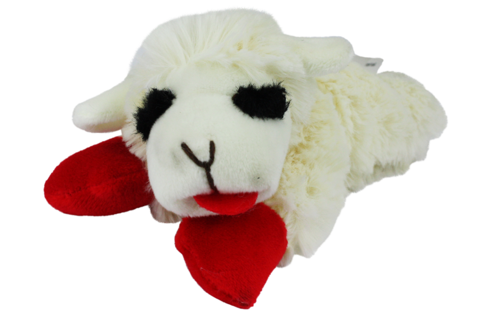 Multipet Lamb Chop Dog Toy, 10 inch Toy