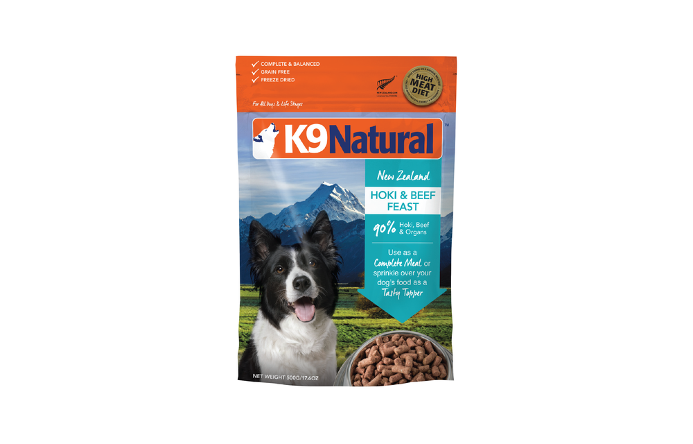 K9 Naturals Freeze-Dried Hoki Beef
