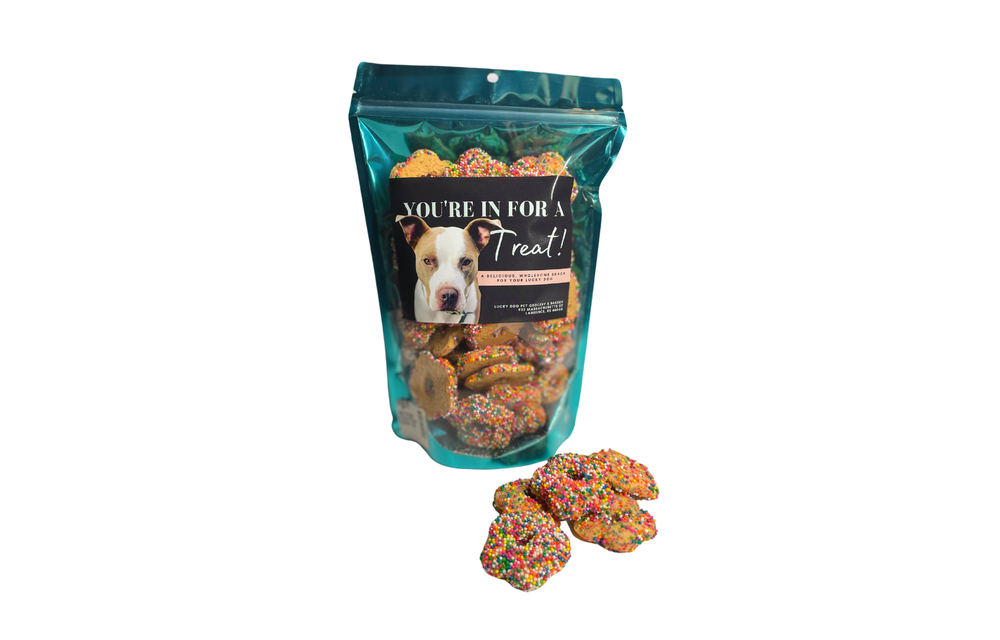 Lucky Dog Bee Happy Honey Flower Cookie 8oz