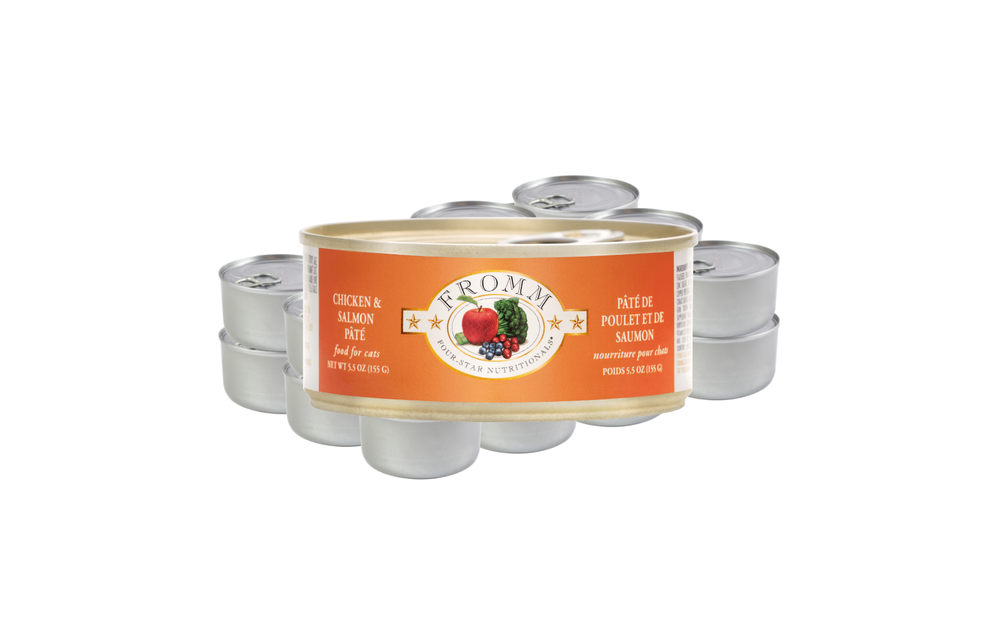 Fromm Cat Chicken & Salmon Pate 12x5.5oz