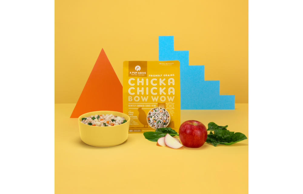 A Pup Above Chicken