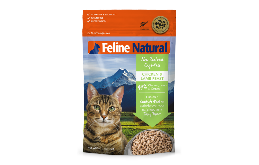 Feline Naturals Cat Freeze-Dried Chicken & Lamb