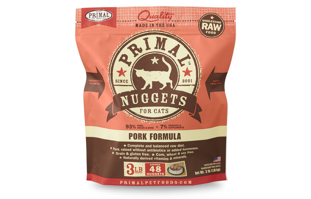 Primal Cat Pork Nuggets 3lb