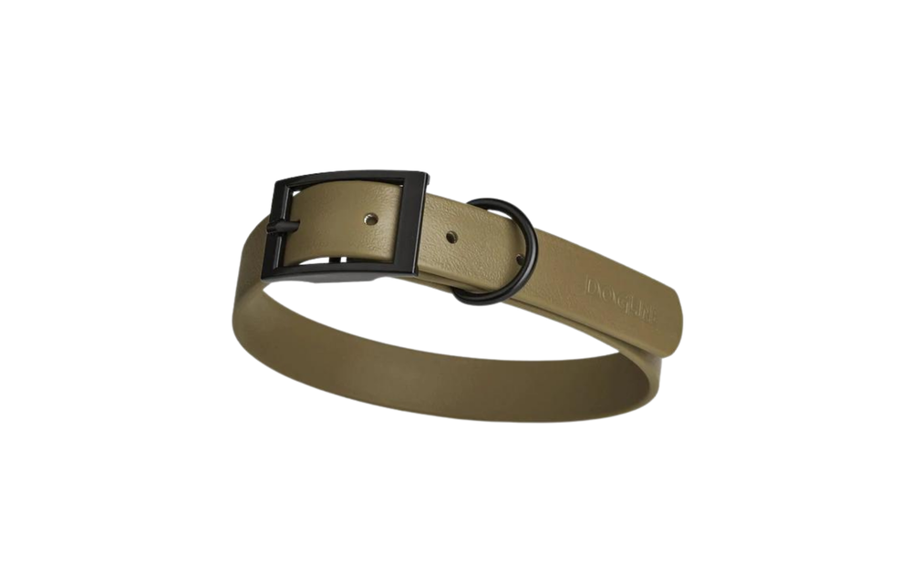 Dogline Biothane Collar Coyote Brown