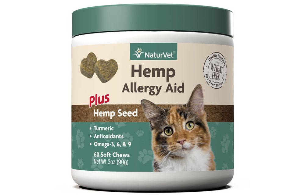 Naturvet Cat Allergy Hemp 60ct