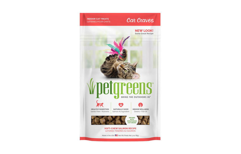 Pet Greens Cat Salmon Semi-Moist Treats 3oz