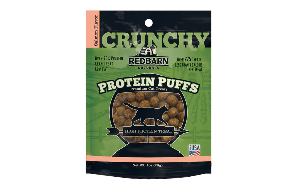 Redbarn Cat Protein Puff Salmon 1oz
