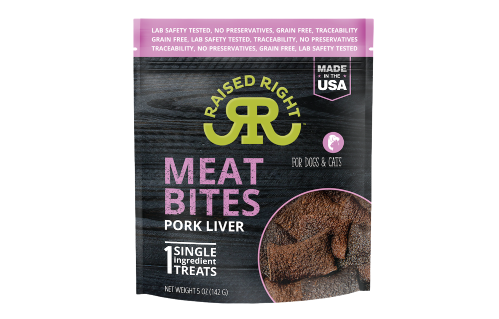 Raised Right Meat Bites Pork Liver