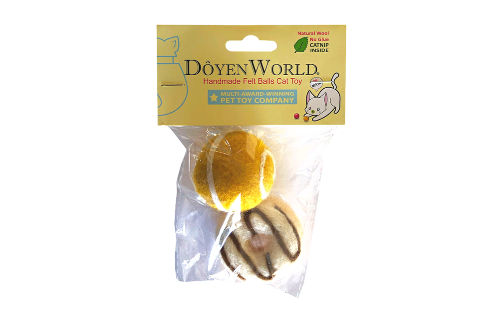 Doyen Cat Felt Ball Donut