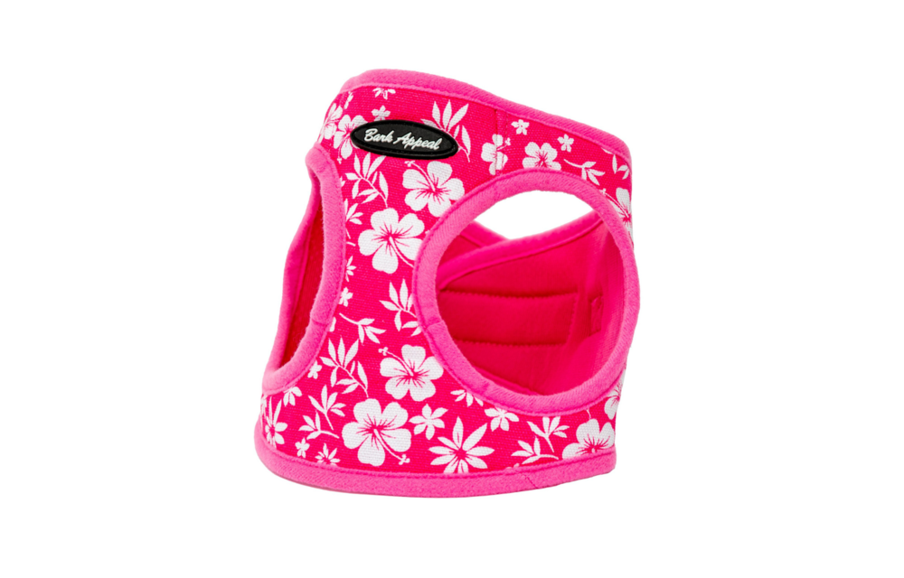 Bark Appeal Step-In Harness Hibiscus Pink