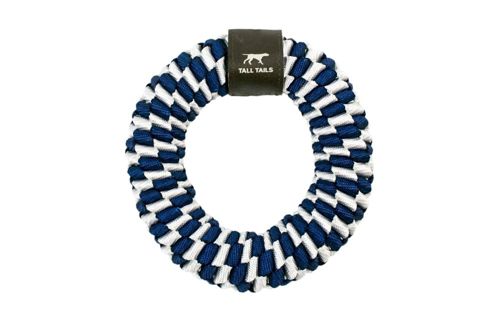 Tall Tails Braided Ring Navy 6in