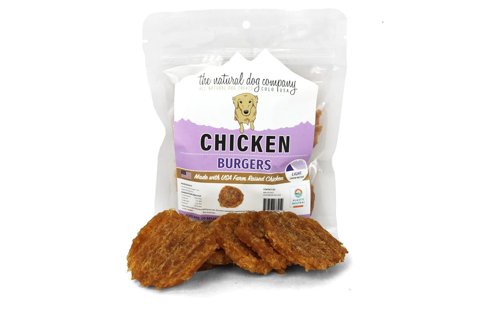 Natural Dog Co Chicken Burgers 3oz