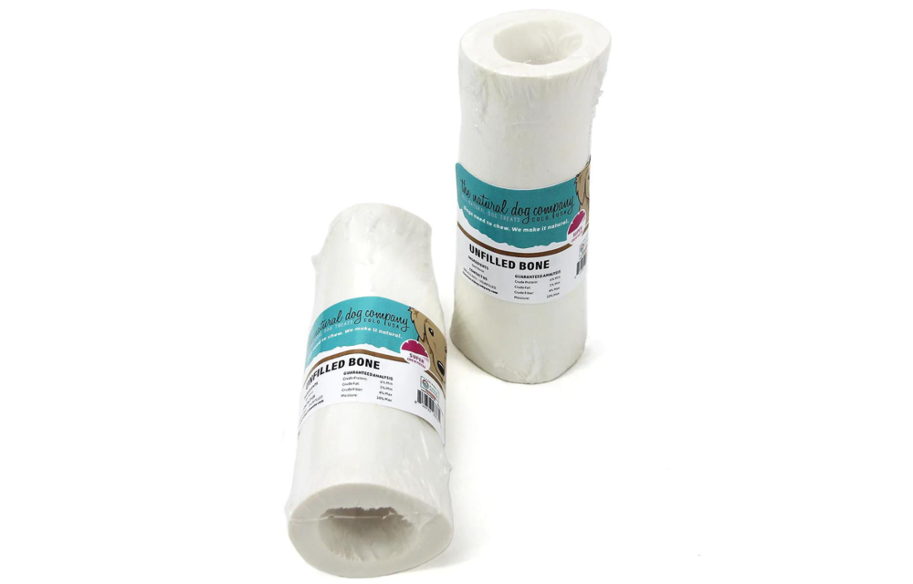 Natural Dog Unfilled Shin Bone 5"
