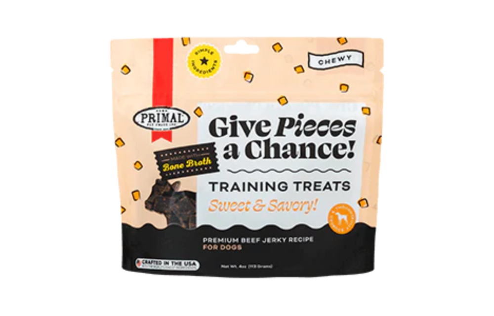 Primal Give Pieces A Chance Beef Training Treats