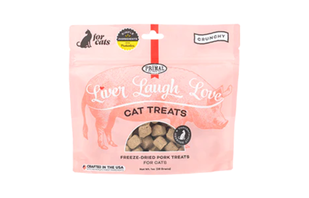 Primal Cat Liver Laugh Love Treats 1oz