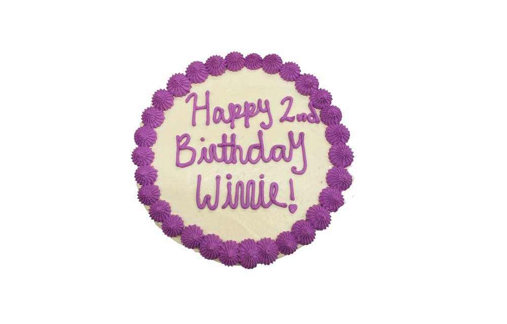 Lucky Dog Personalized Large 9" Round Cake