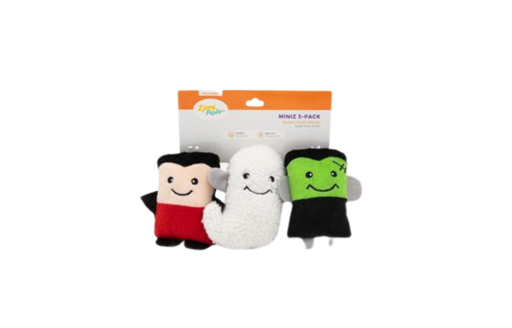 Zippy Paws Halloween Mini Monsters 3pk
